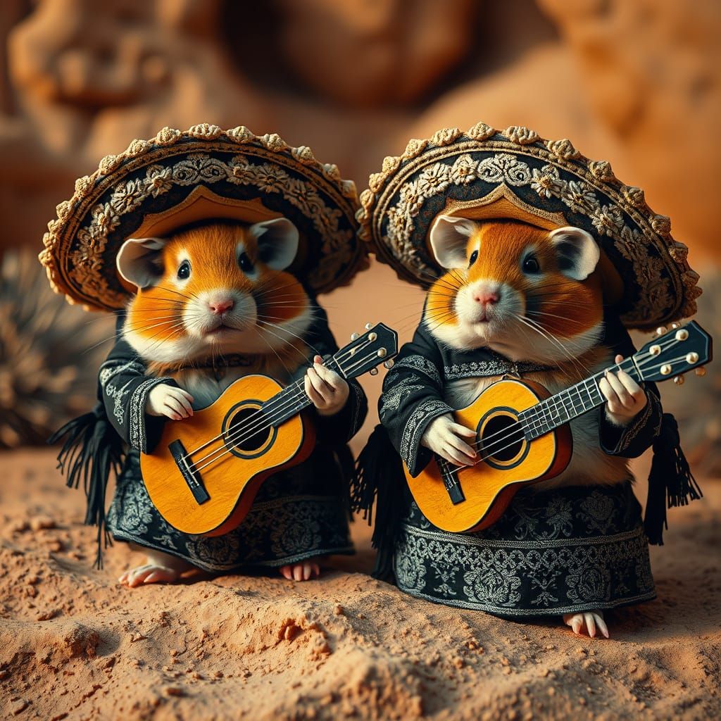 Mariachi hamsters!