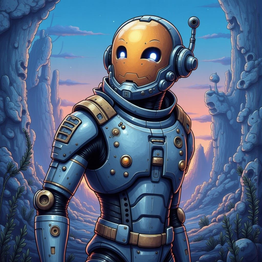 Sad Sunset: An AI Interpretation