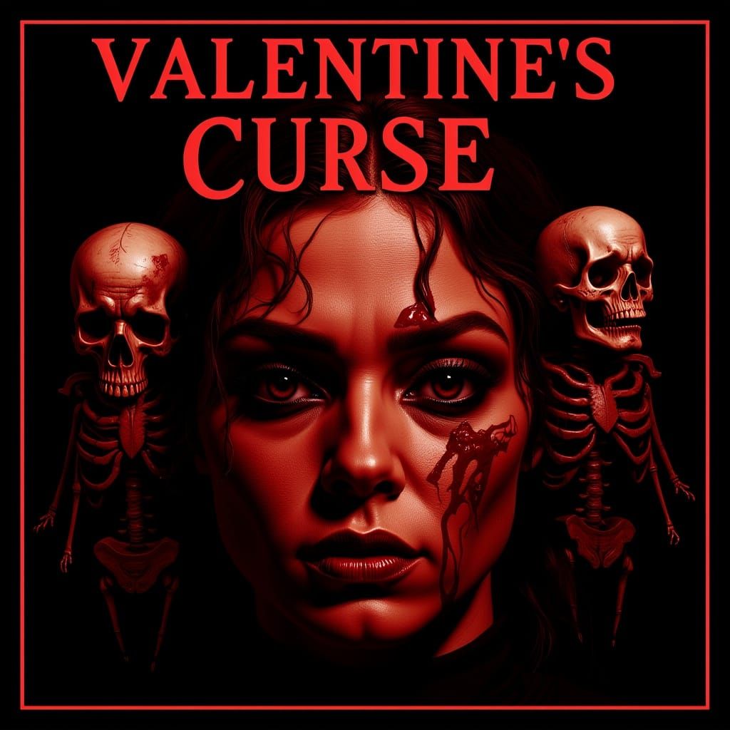 Spooky Valentine Skeleton Masquerade Dance