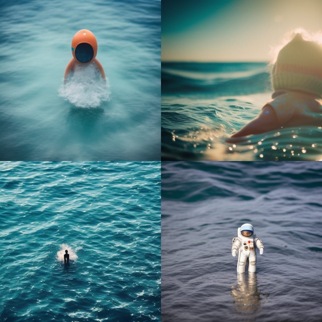 Astronaut in Ocean: Professional Photography
