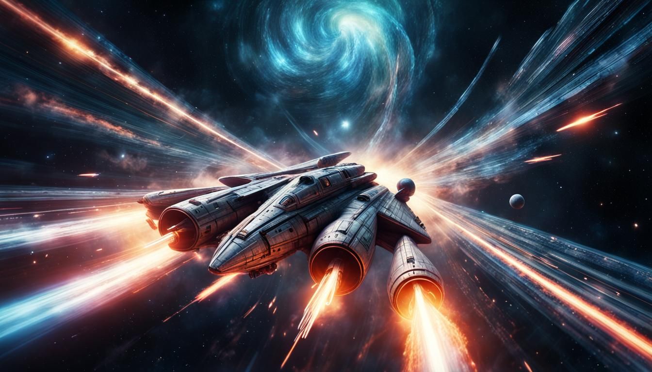 Cosmic Starfighters Speed Race on Nebula Racetrack