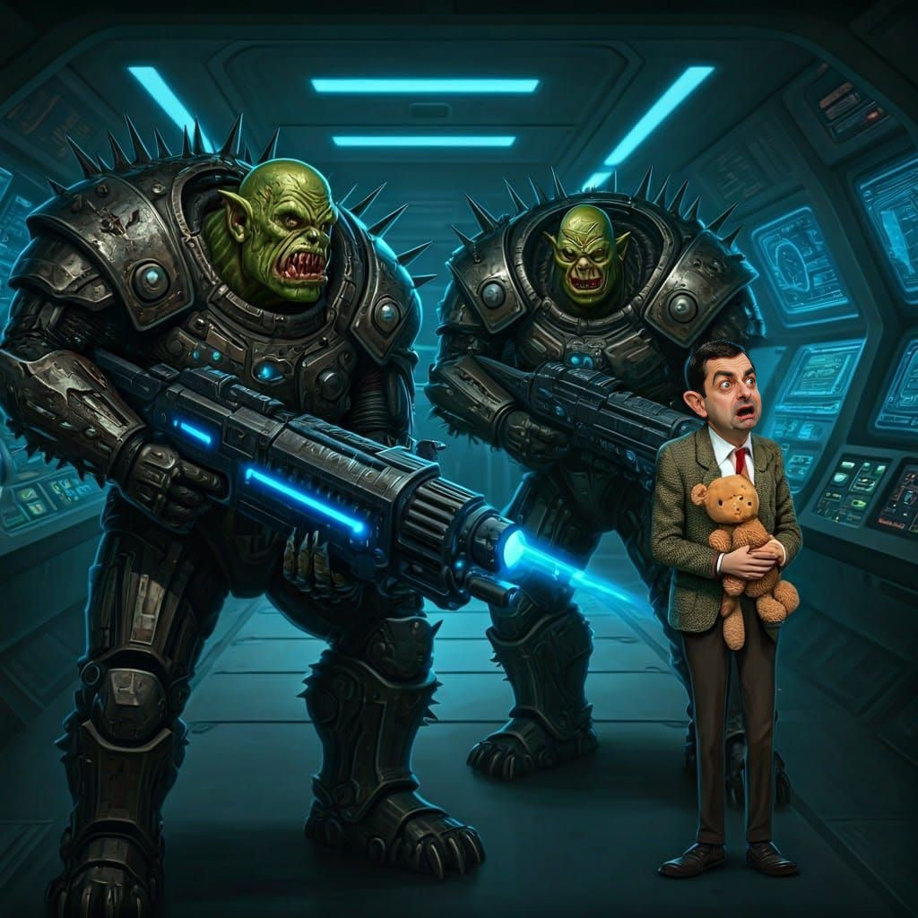 Mr Bean meets the Space Orcs