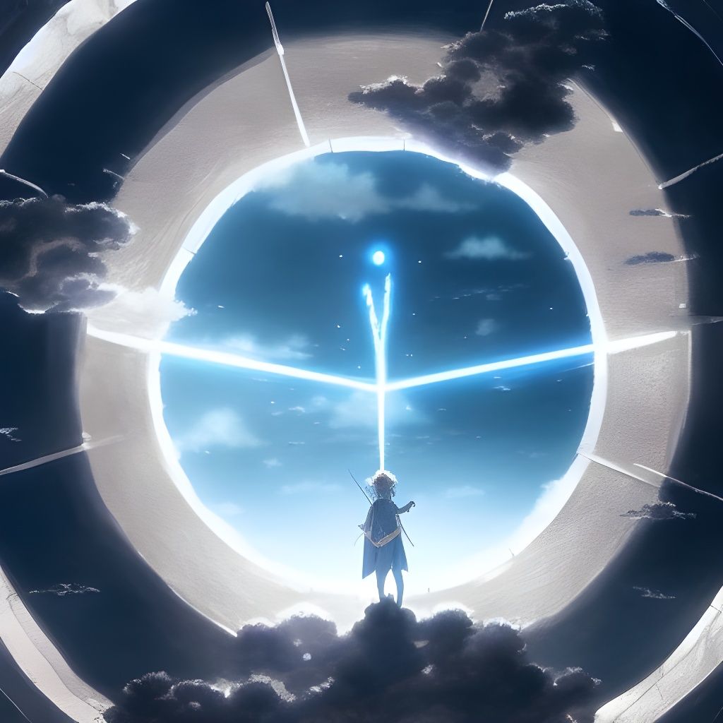 Magic Circle in Sky, Anime Style