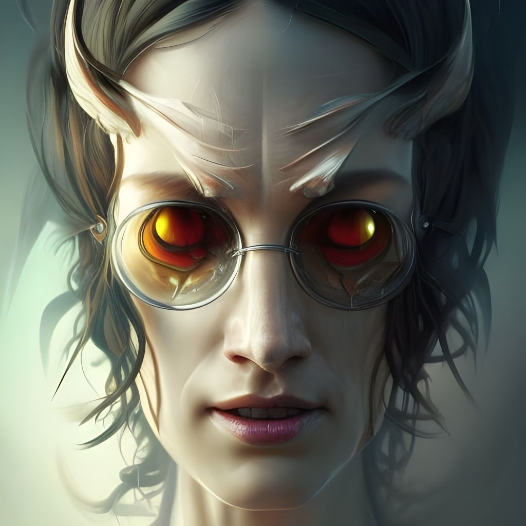 Demonic Eldritch Wasps Portrait in Unreal Engine 5