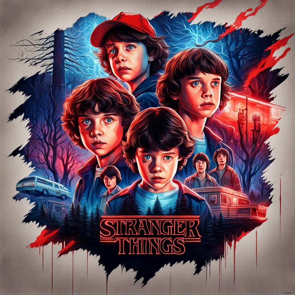 Epic Movie Poster for Stranger Things TV Show
