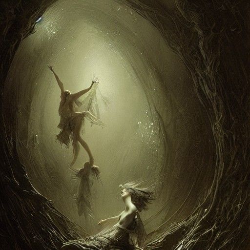 Fairies in Horror Style