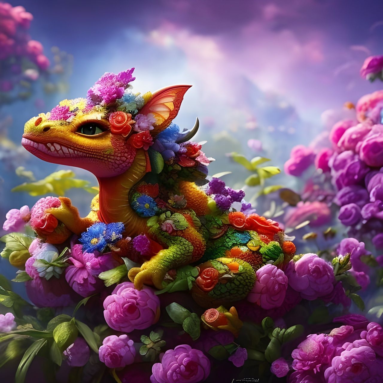 Flower Dragon