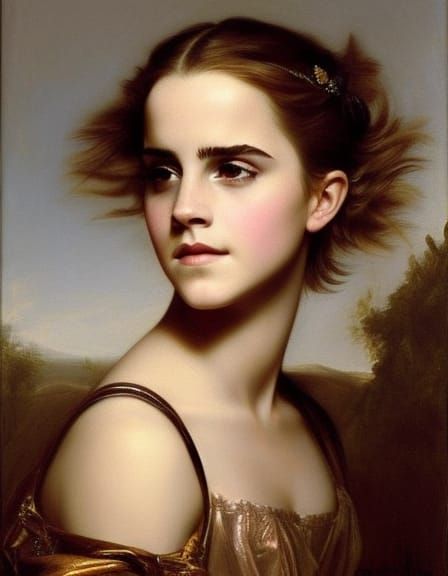 Elegant Portrait in Classical Style