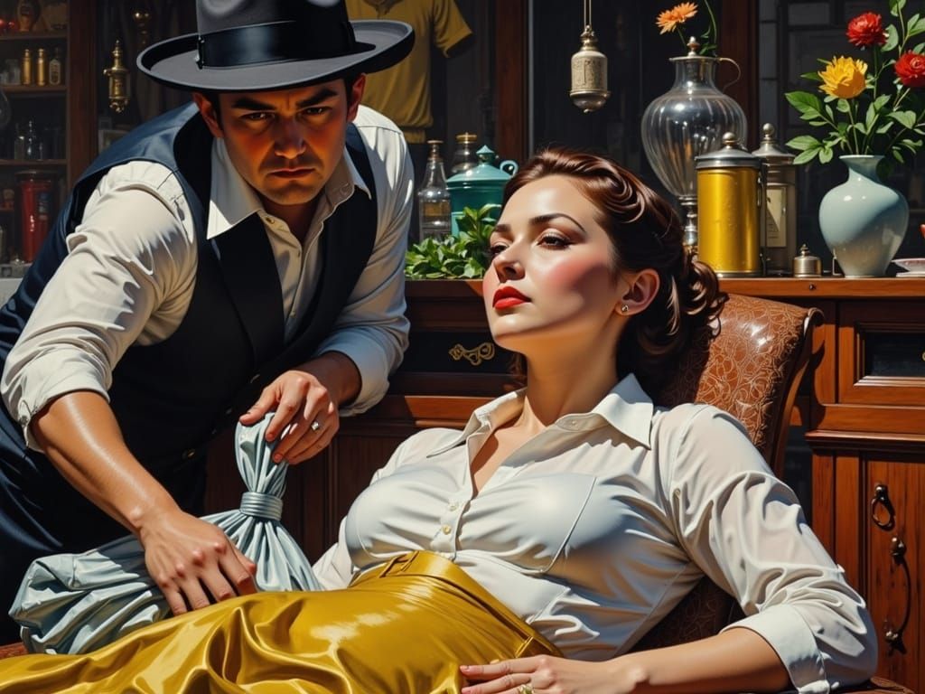 John Wayne as Rooster Cockburn in Whimsical Chinese Laundry ...