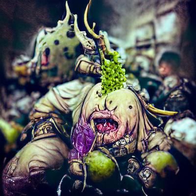 Nurgle Tastes His Ghastly Mixture