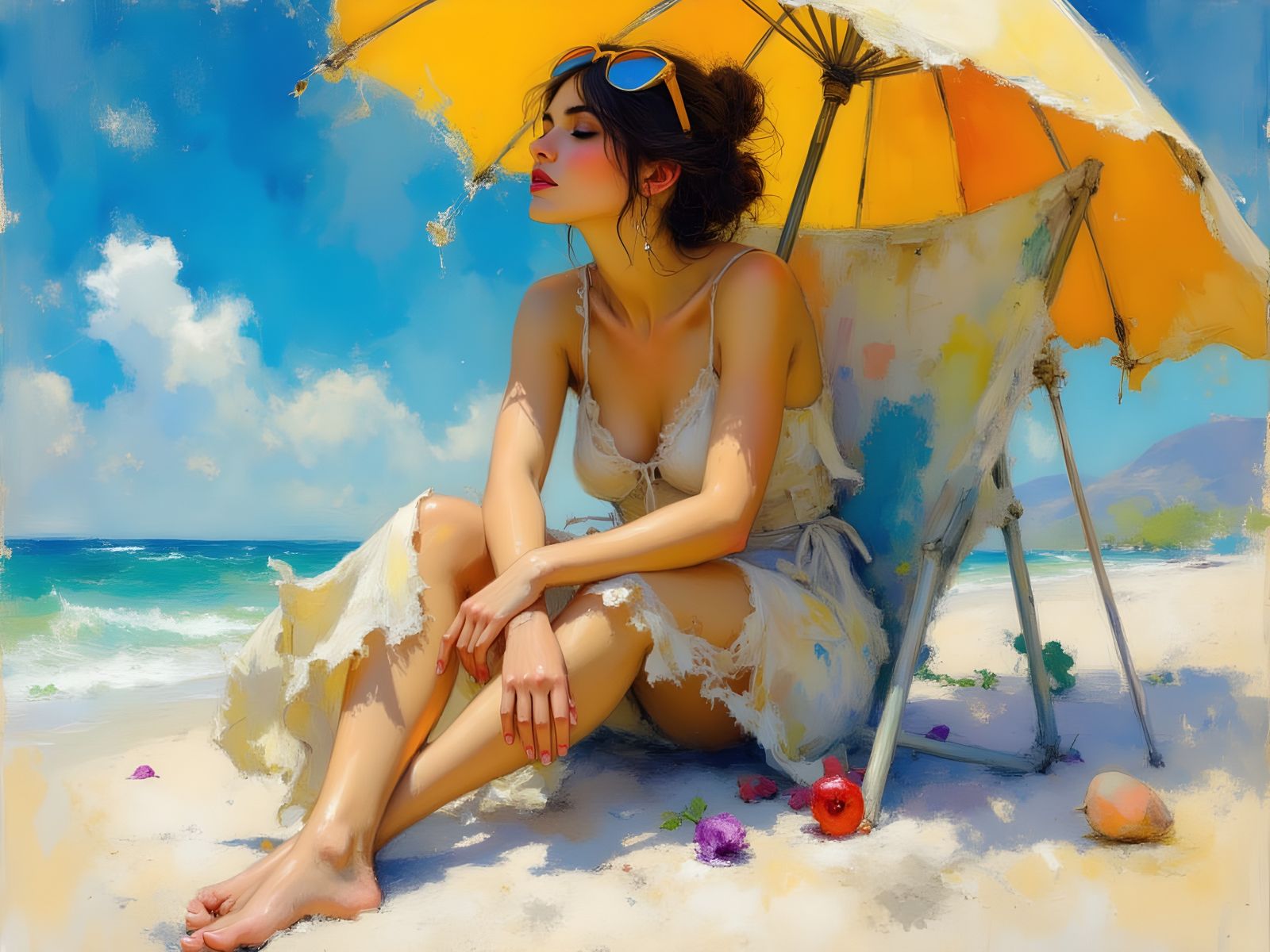 Sunny Day at the Beach