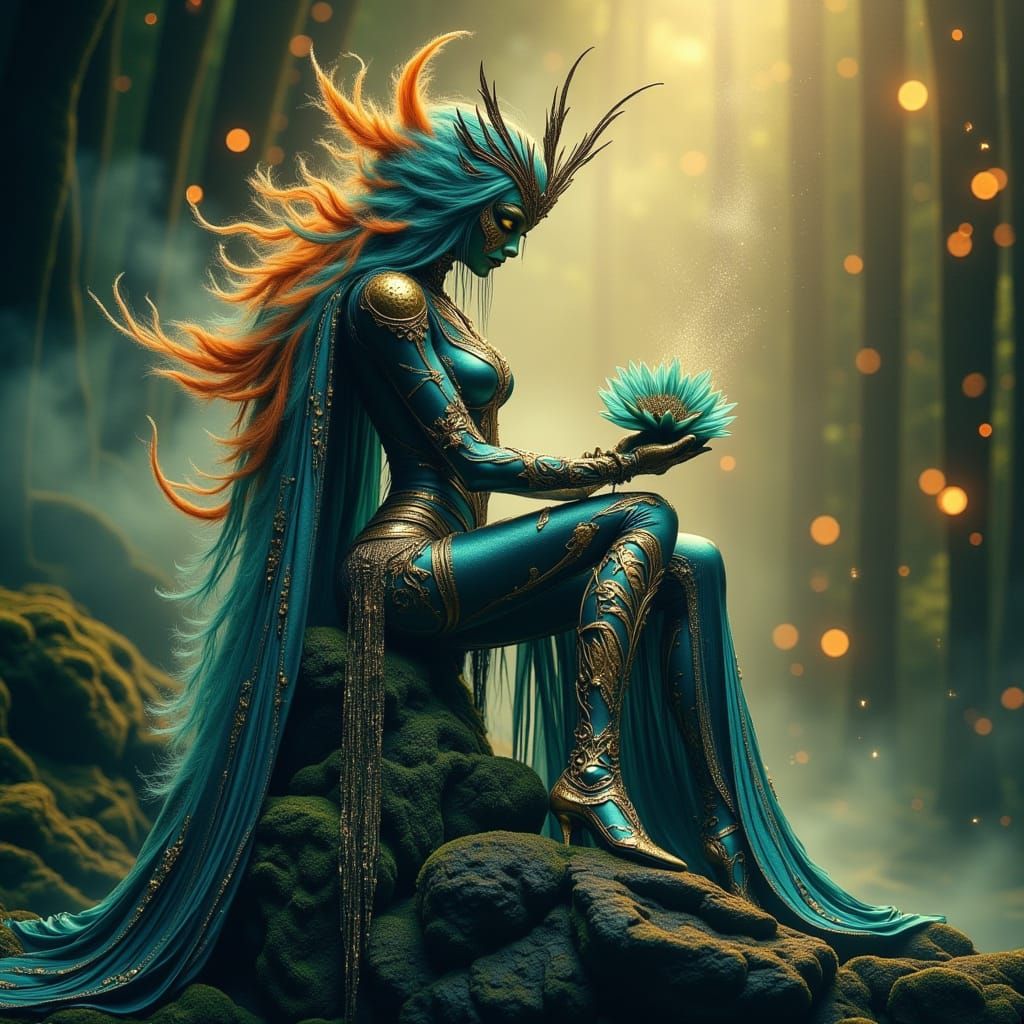 Gothic Spirits in Golden Light