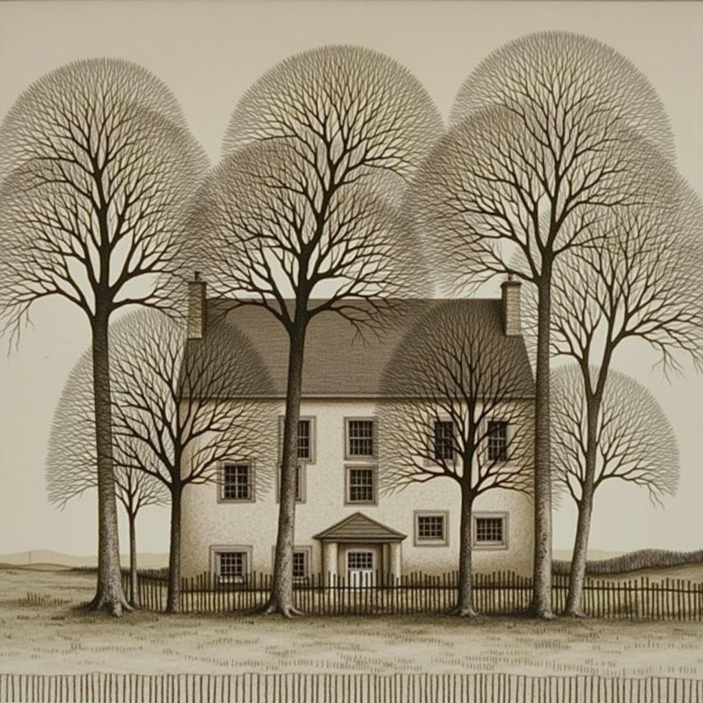 A Treehouse in a Whimsical Forest World