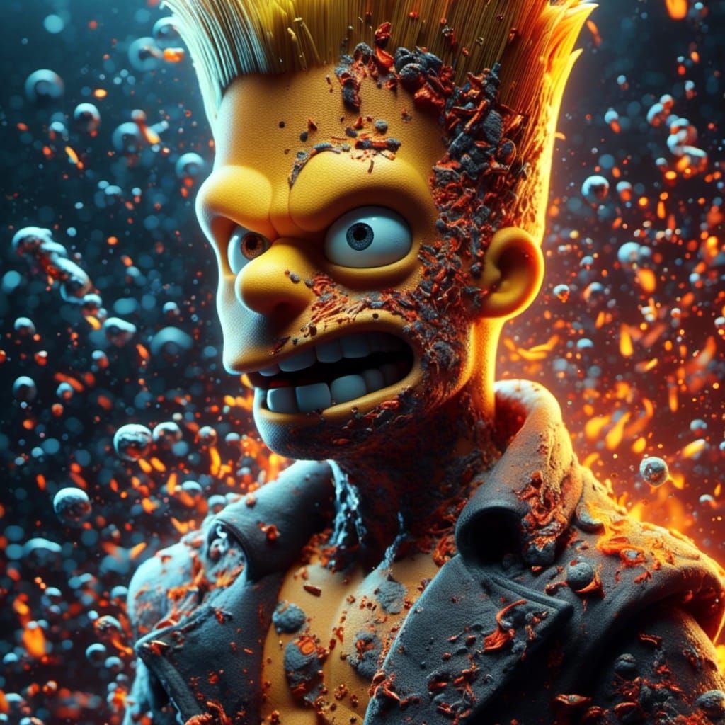 Bart Simpson in Darken Style