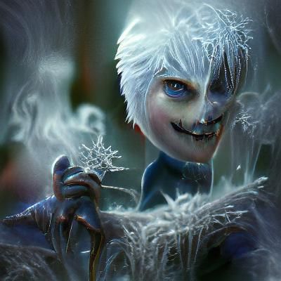 Sinister Jack Frost Artwork in Fantasy Style