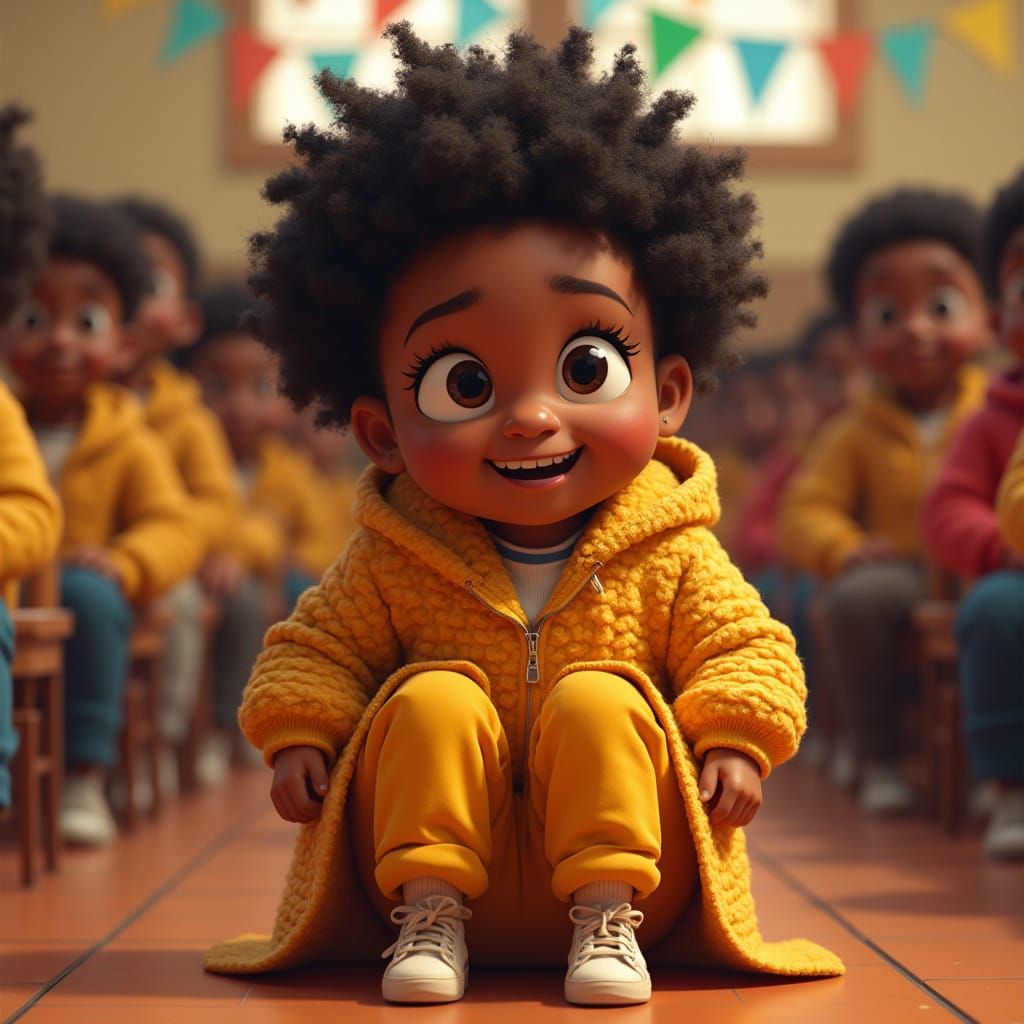 Festive School Assembly Honors Malcolm X in Pixar Style