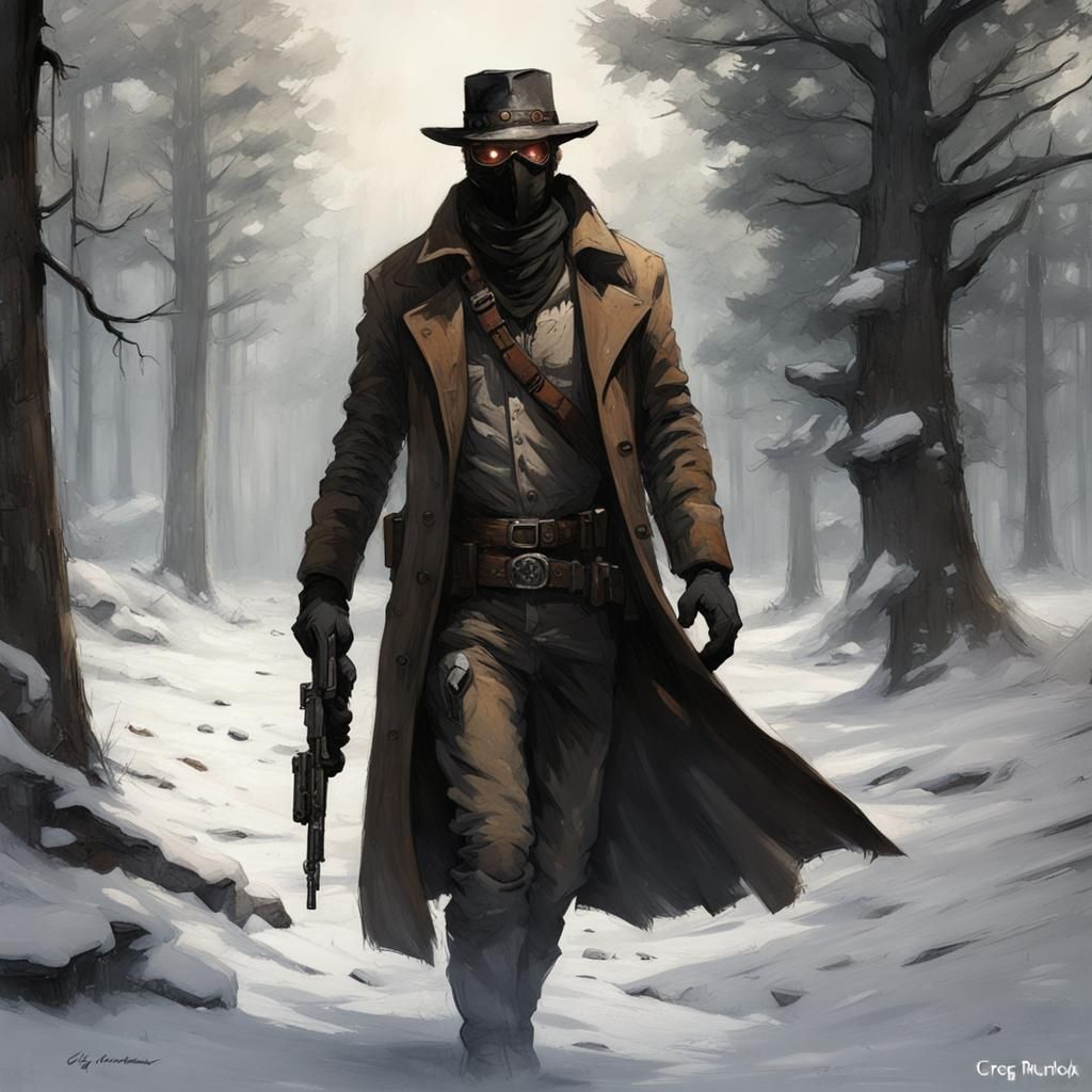 NCR Ranger in Snowy Forest, Sinister Style