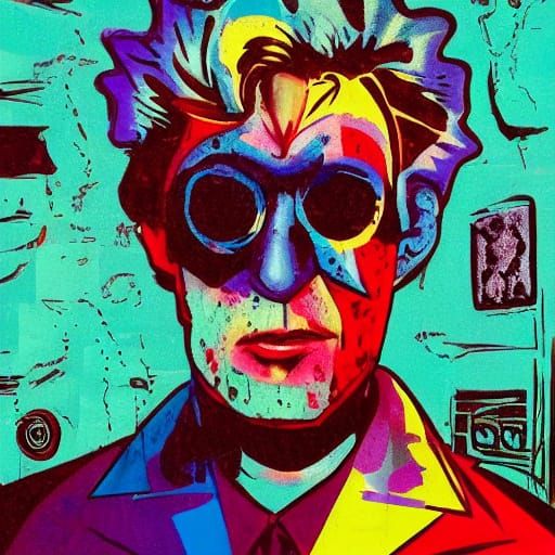 Unicorn Dissection: Surreal Pop Art in Claymation Style