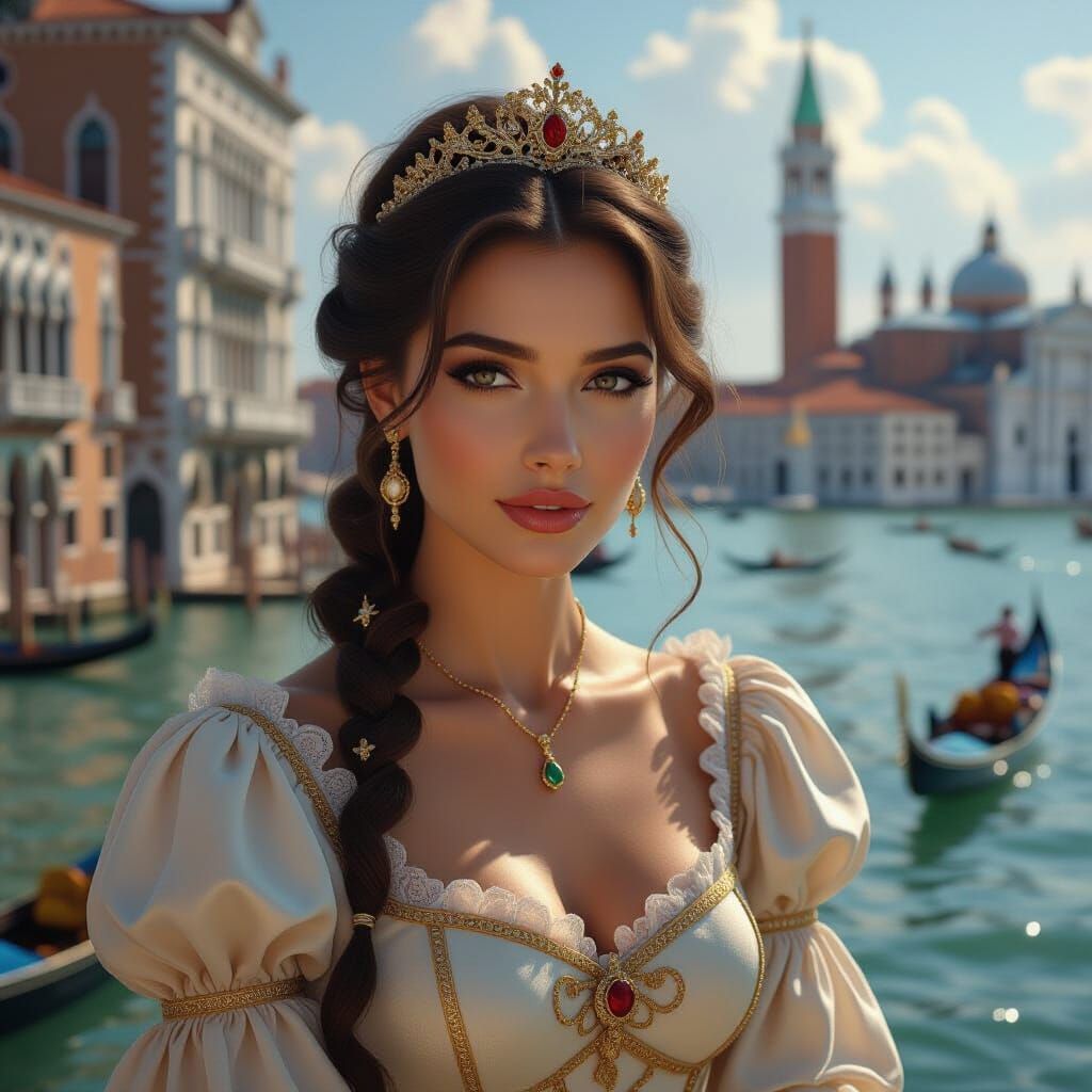 Venetian Princess in Epic Cinematic Style