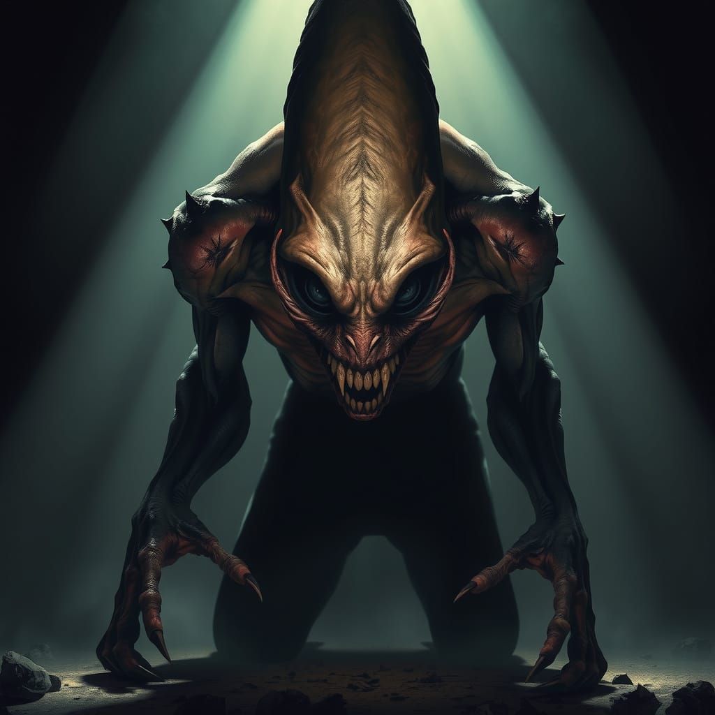 Eldritch Horror Awakens in Dark Fantasy Bedroom