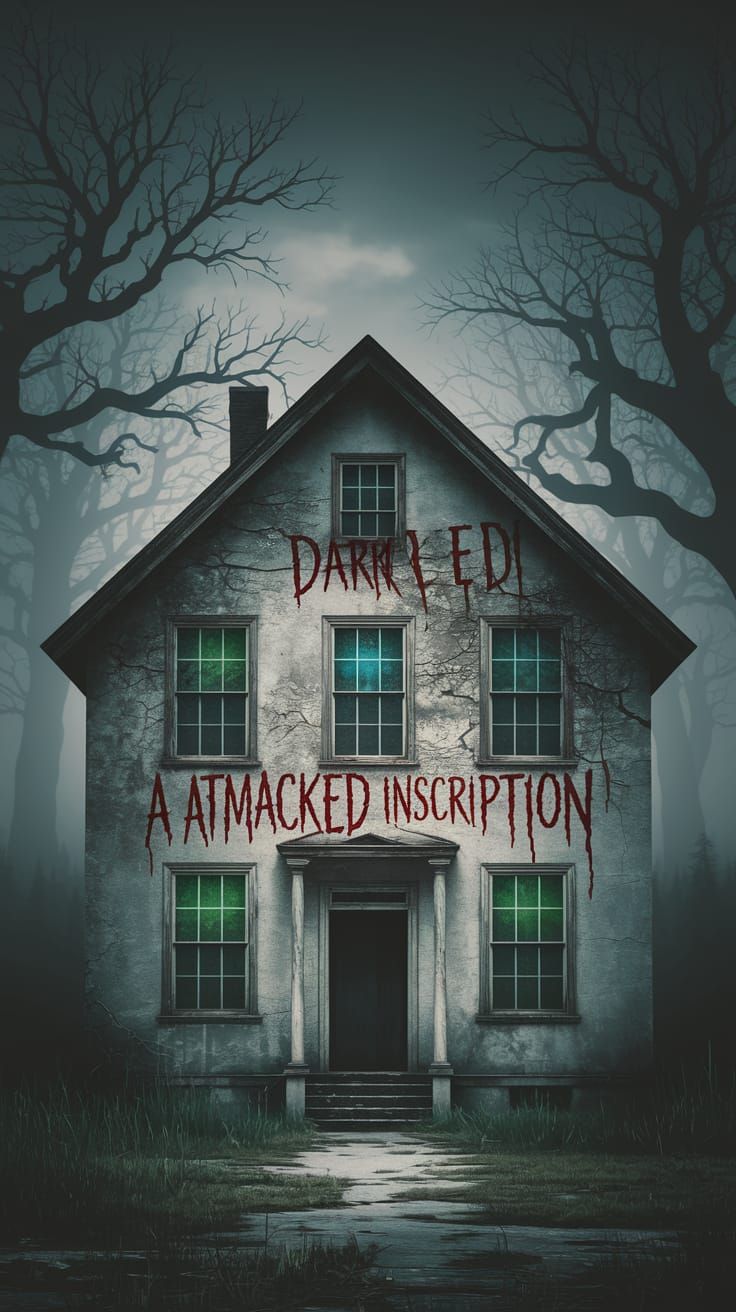 Abandoned House in Fog with Eerie Glow