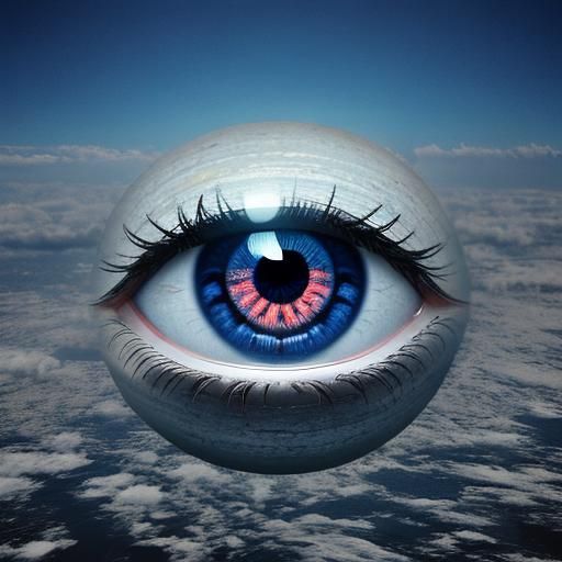 All Seeing Eye Digital Art