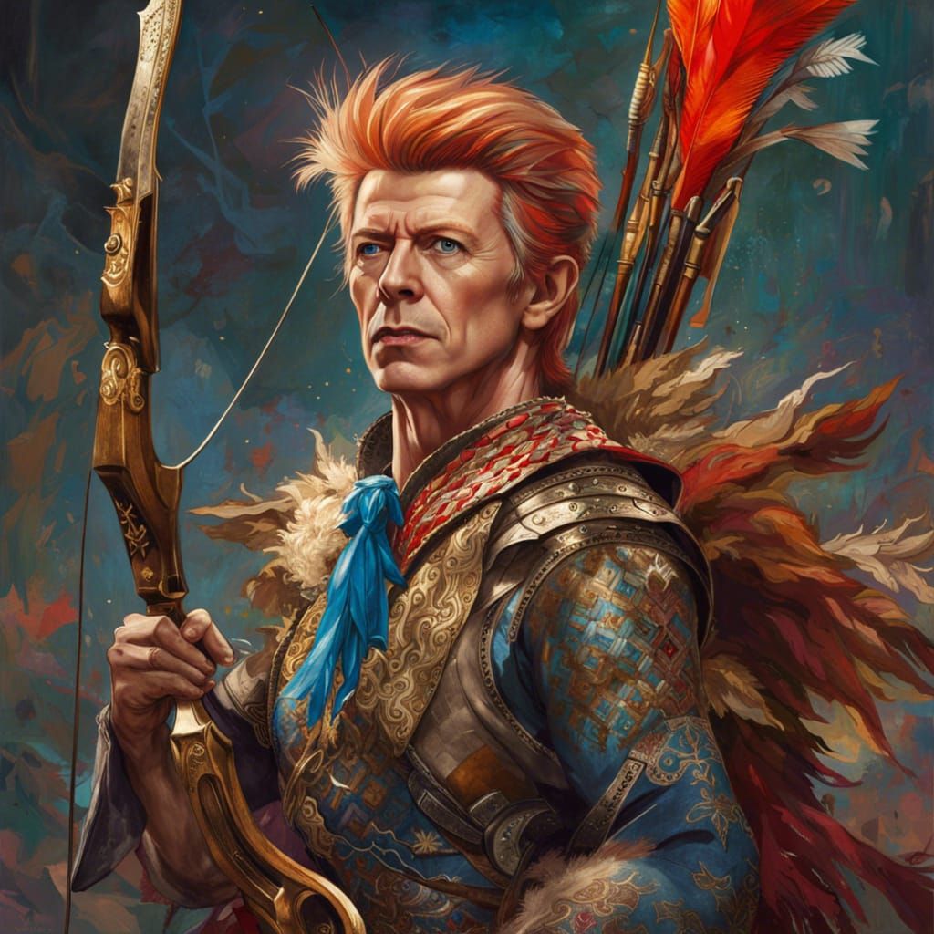 David Bowie as Archer, Digital Art