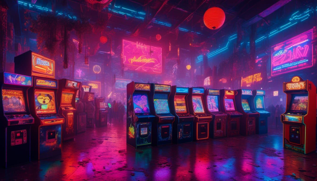 Howard the Duck at the 80's Arcade