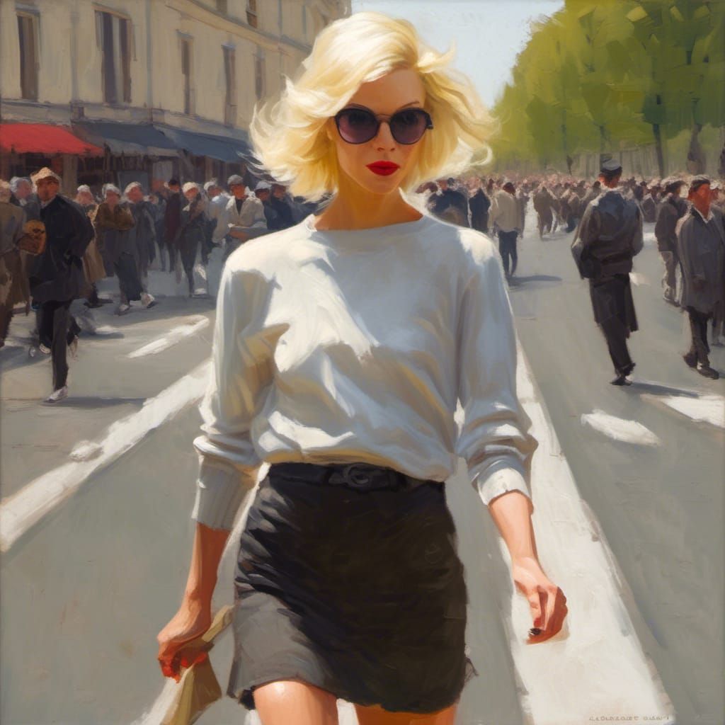 Girl in Paris