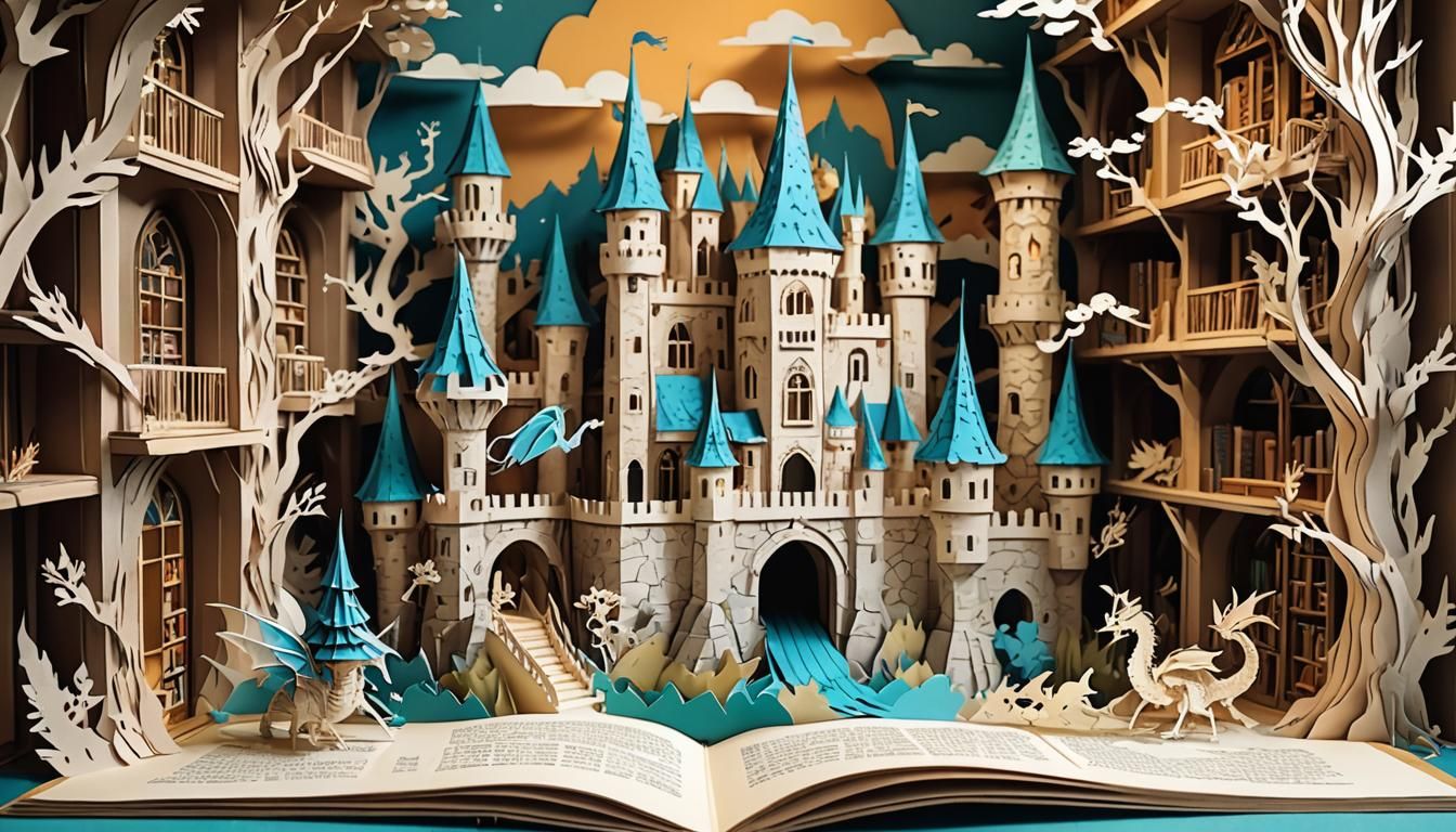 Papercraft Fantasy World