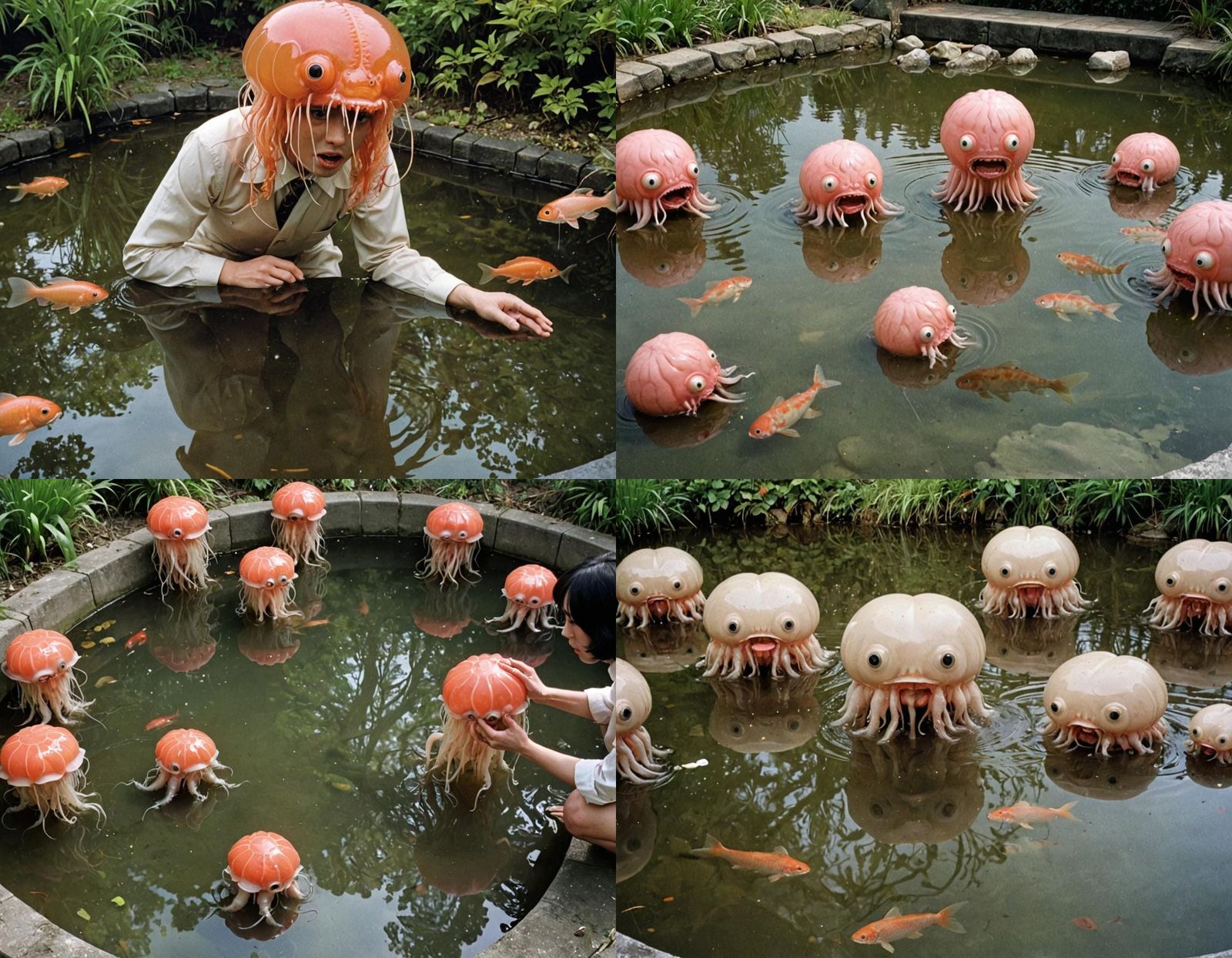 Disturbing 1970s Japanese Fish Pond Horror