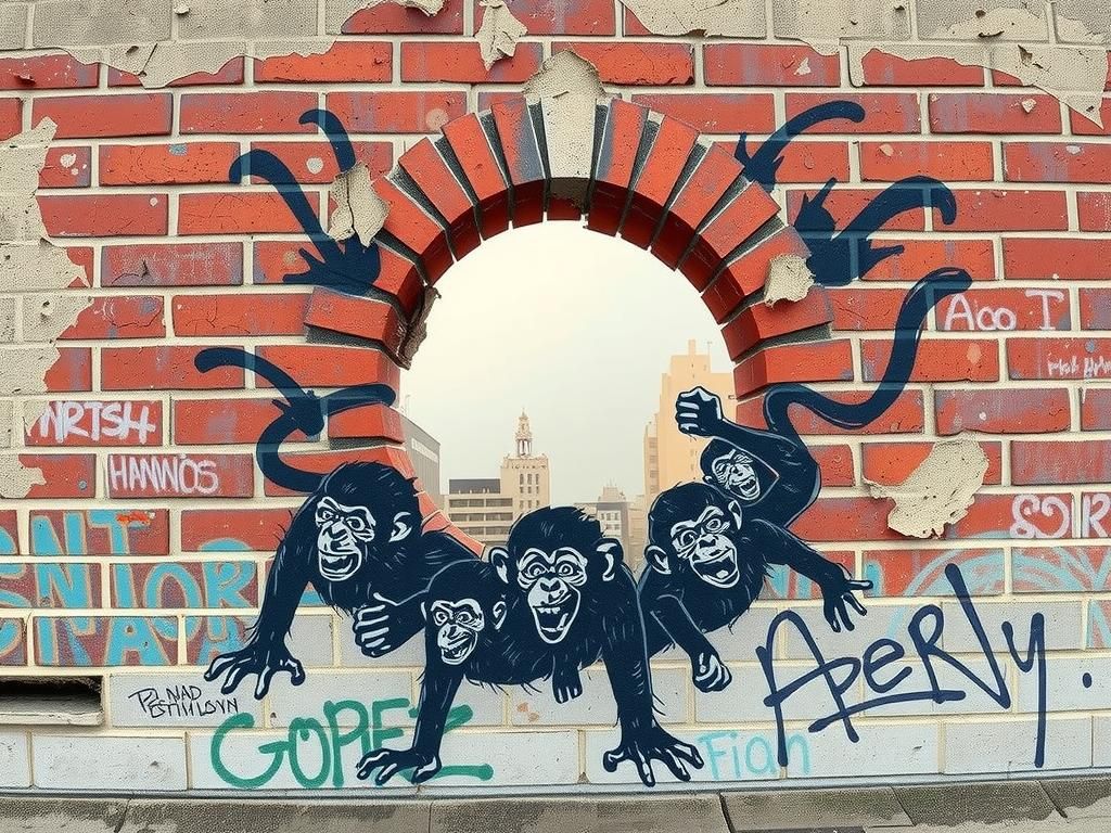 Old skool graffiti 🐵