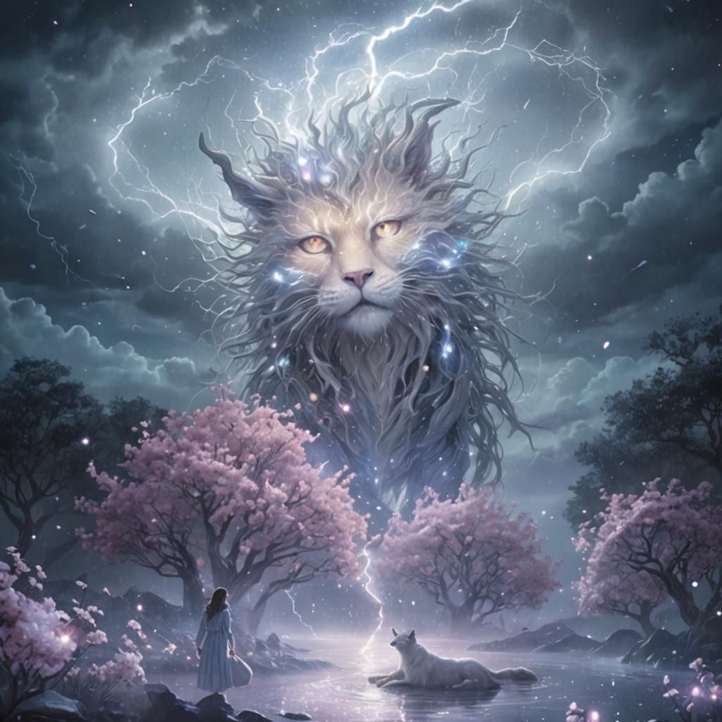 Magical Storybook Illustration of Unconscious Thoughts