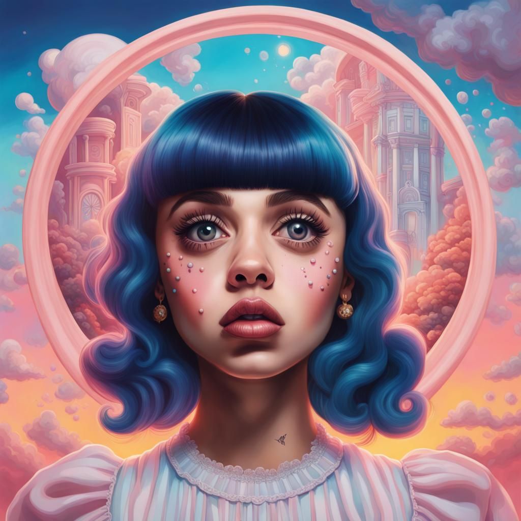 Melanie Martinez Portals Album Cover: Hyperrealistic Splash ...