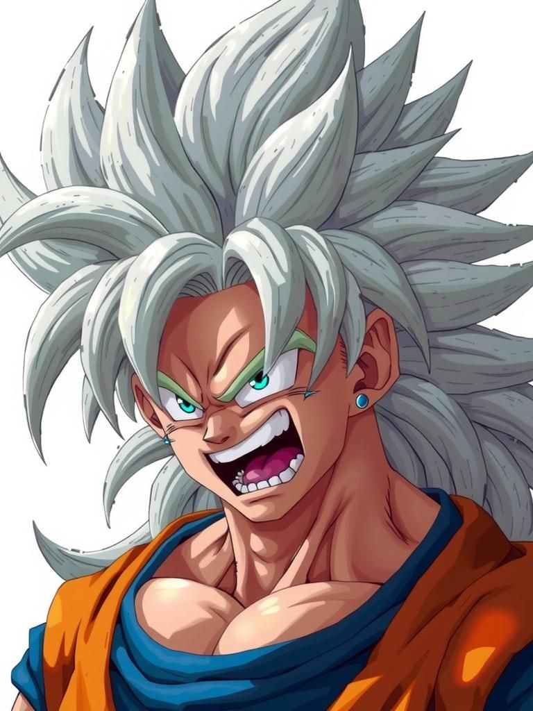 Power mullet Goku