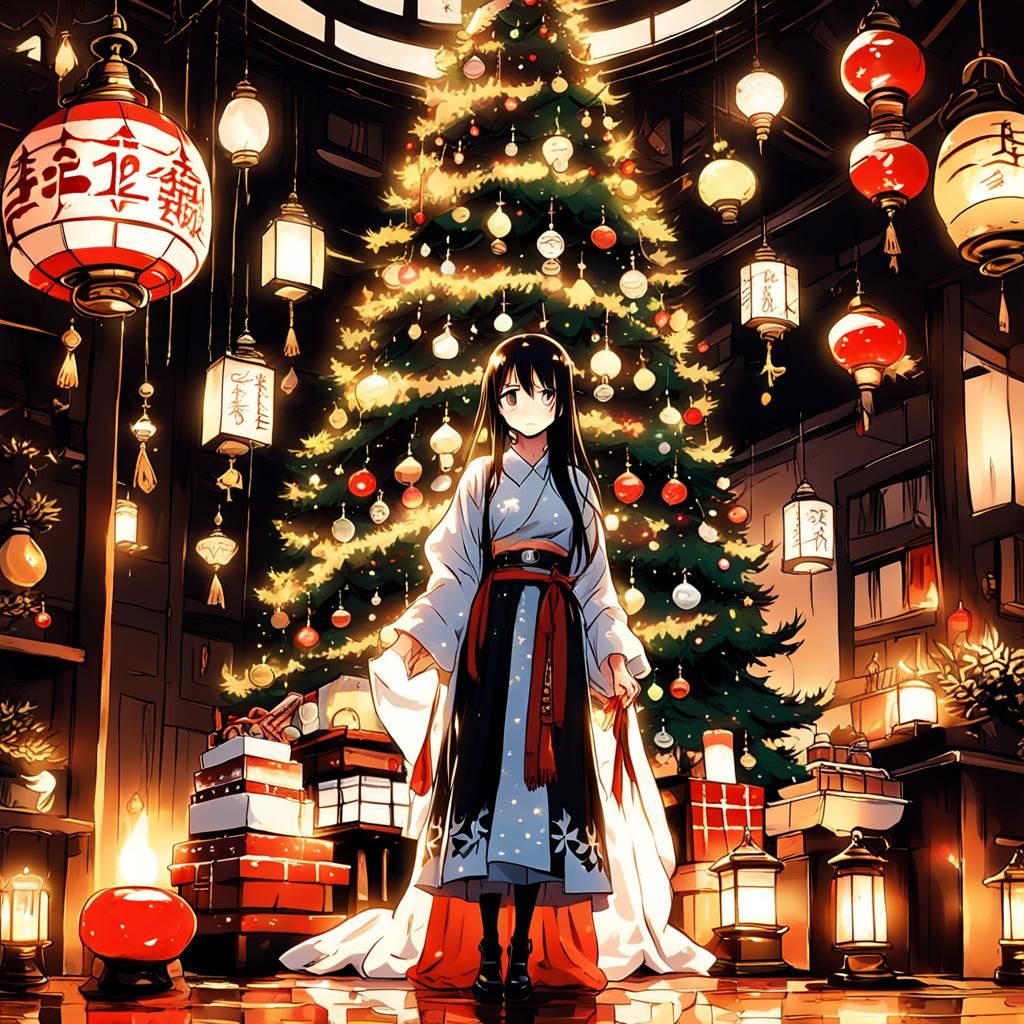 Anime Birthday Celebration with Japanese Lamps