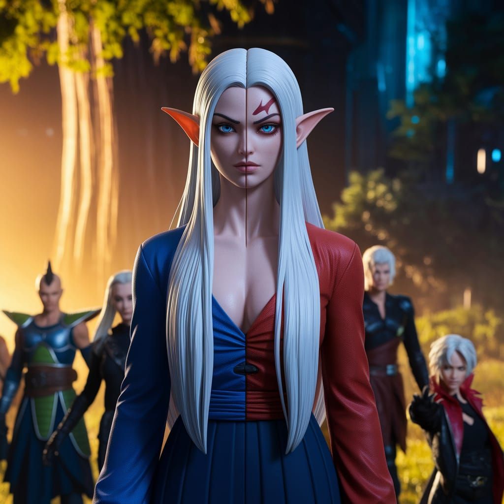 Towa's Transformation: A Dragon Ball Heroes Portrait