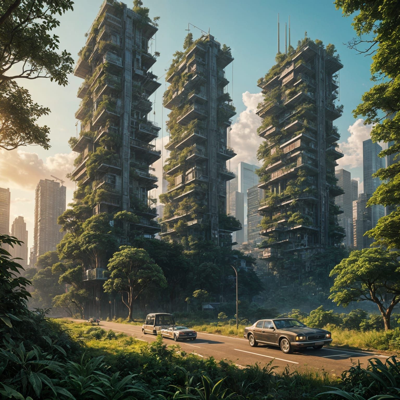 Nature's Futuristic Harmony