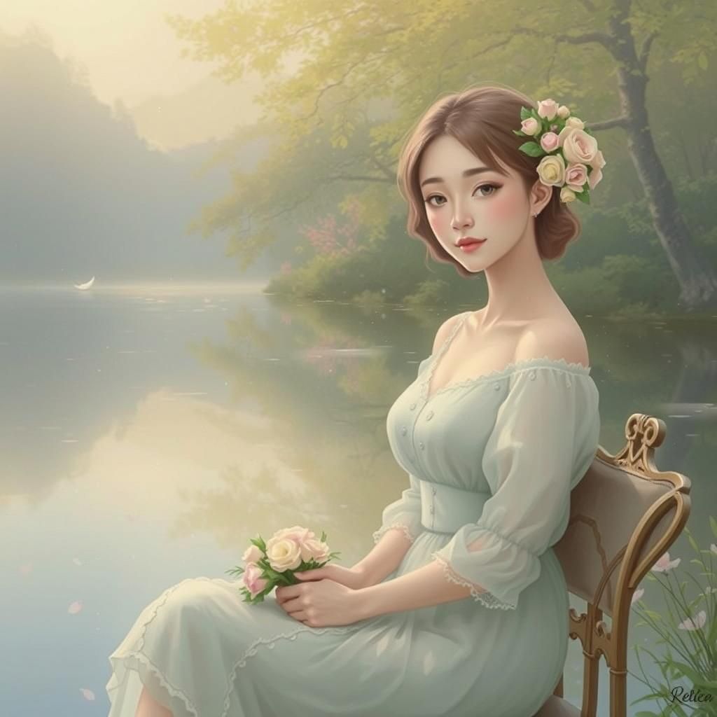 Simple Beauty AI Image