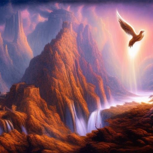 Fantastical Holy Spirit Digital Painting