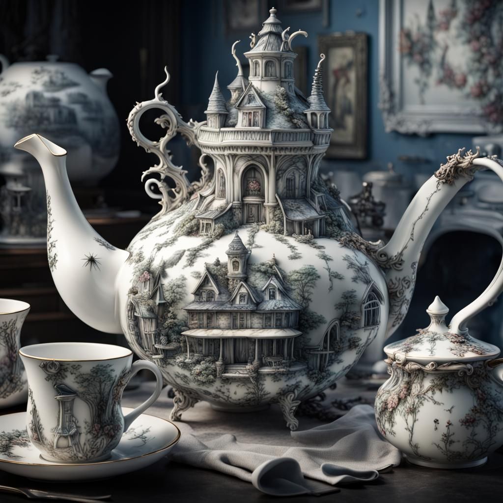 Teapot designed by Tim Burton. (5)