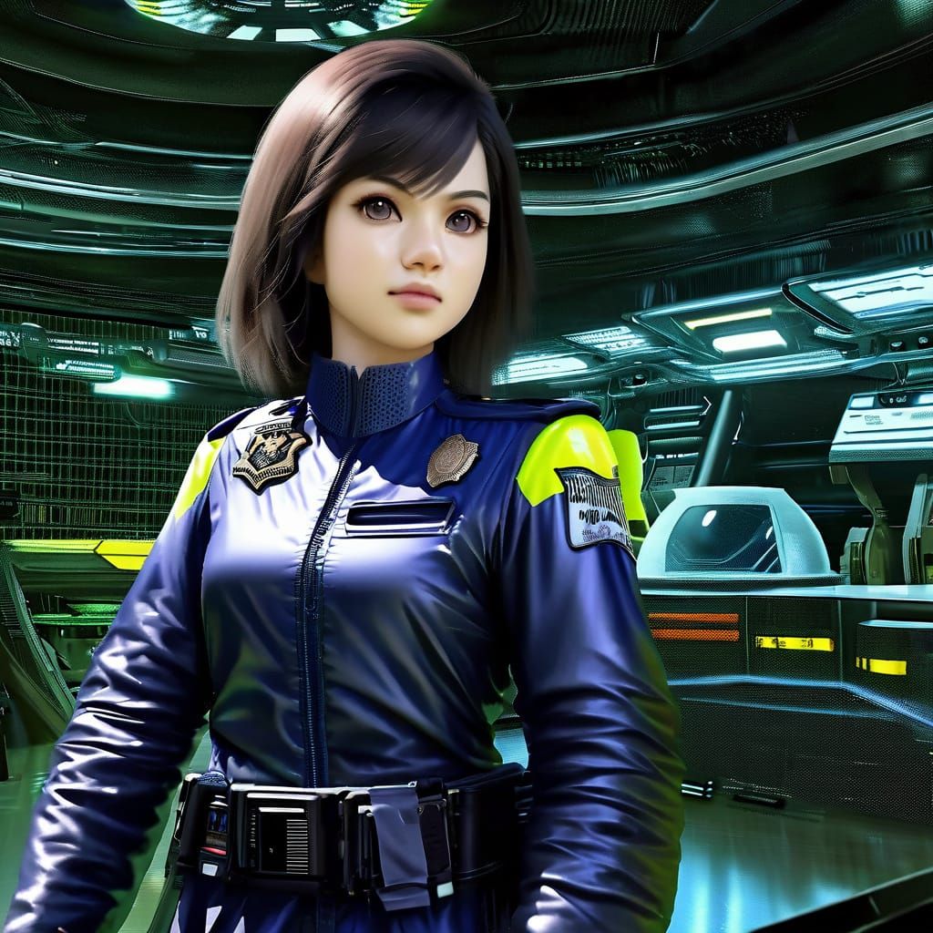 Scifi police officer...