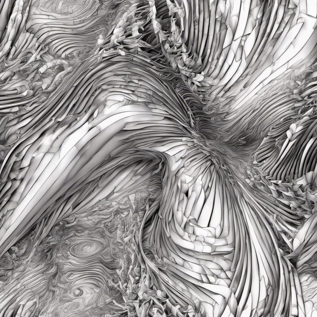 Cybersecurity X-Ray: Abstract Vector Fractal Art