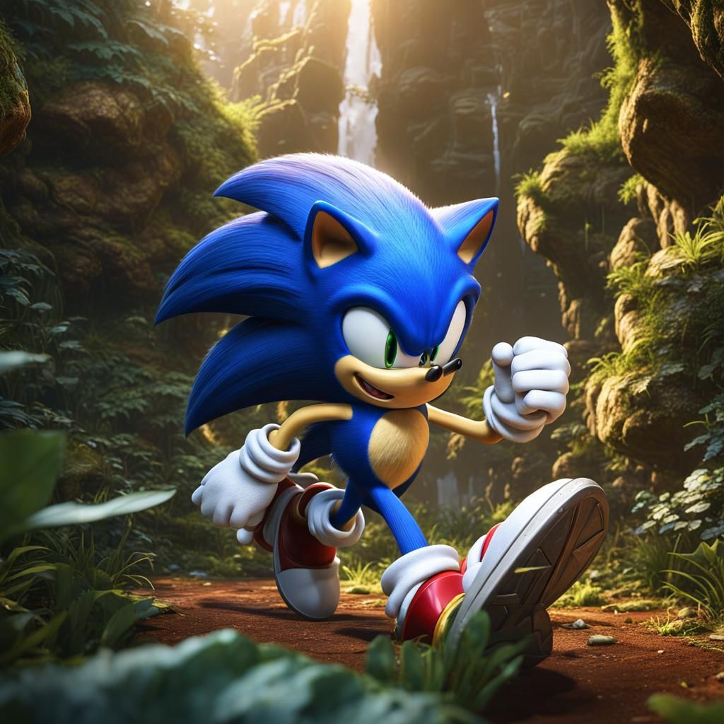 Detailed Sonic Painting in Unreal Engine 5