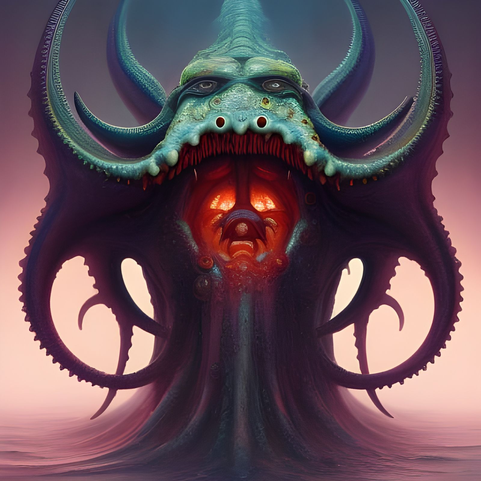 Monster evil Octopus