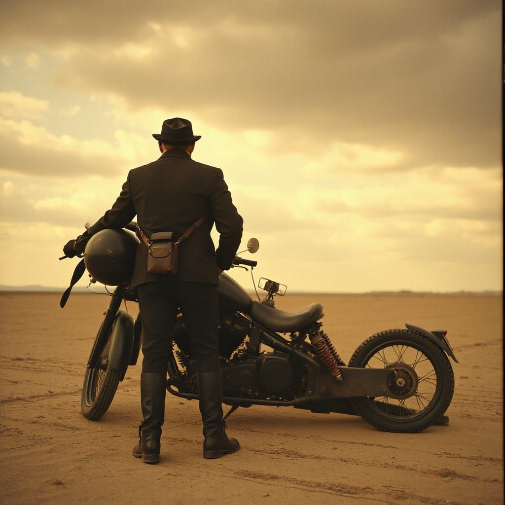 Vintage Dieselpunk Aesthetic in Retrofuturistic Style