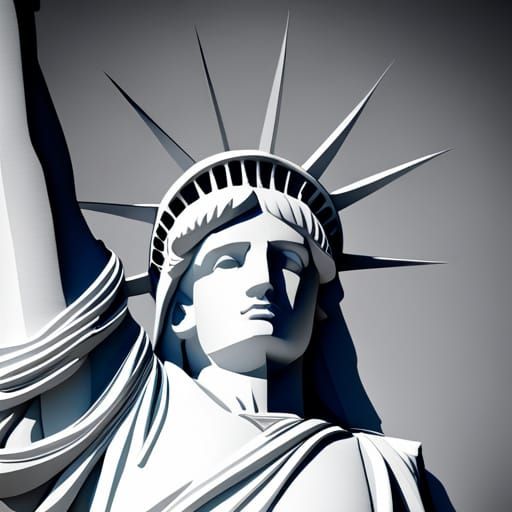 Statue of Liberty Paper Sculpture