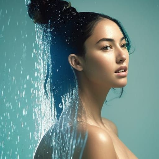 Olivia Munn in the Shower