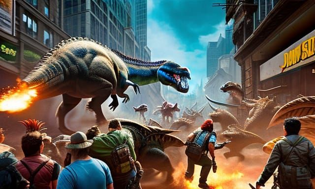 It's the mother of all wars in the City now. But the humans need to flee