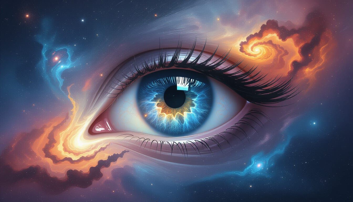 Cosmic Eye Gazing into Infinite Space